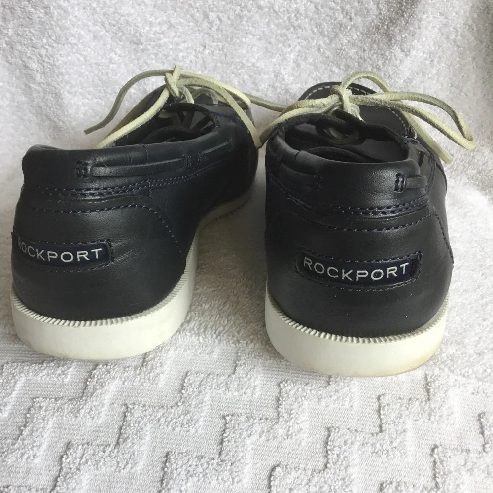 Rockport Navy Boat Shoes